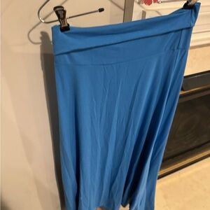 Lularoe women's maxi skirt, blue, xs